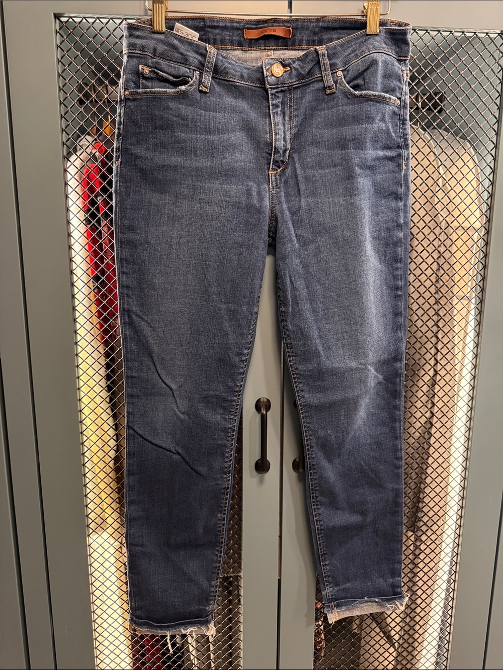 Joe's Jeans Dark Blue Ankle Crop Slim Jeans